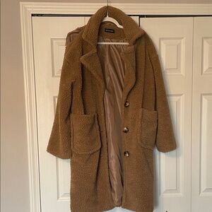 Cozy Brown Teddy Coat
